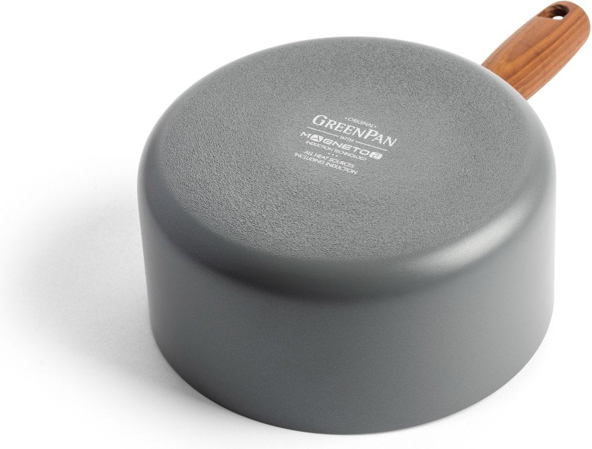 Комплект съдове за готвене GreenPan Mayflower Pro 13 части, керамично покритие с диамантени кристали Thermolon