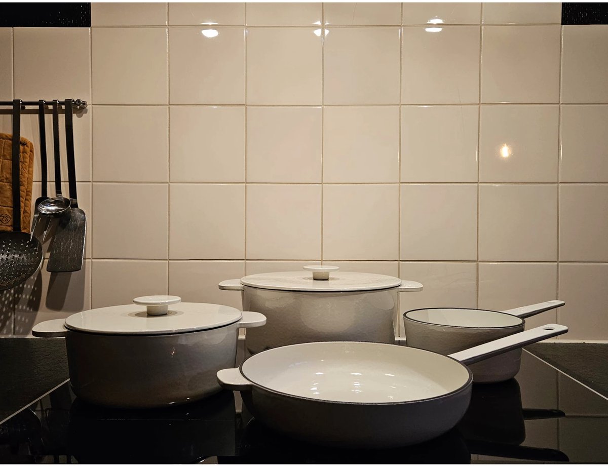 Чугунен комплект съдове, Anden CS Solingen, 6 части, емайл