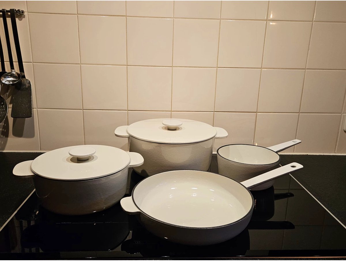 Чугунен комплект съдове, Anden CS Solingen, 6 части, емайл