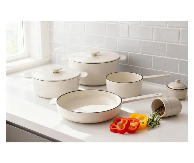 Чугунен комплект съдове, Anden CS Solingen, 6 части, емайл