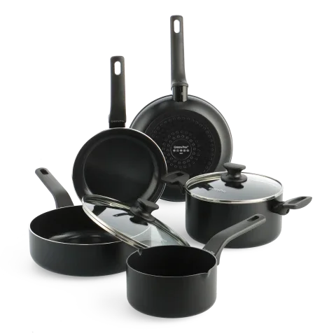 Комплект съдове за готвене  Green Pan Essence 9 части Керамично покритие с диамантени кристали Thermolon