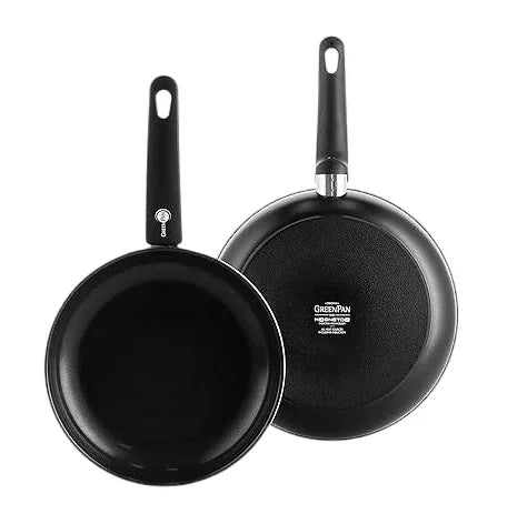 Комплект тигани  Green Pan Essence D 24 cm D 28 cm Керамично покритие с диамантени кристали Thermolon