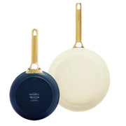 Комплект 2 броя тигани D 20 cm D 26 cm Green Pan Padova Oxford Blue, Керамично покритие с диамантени кристали Thermolon