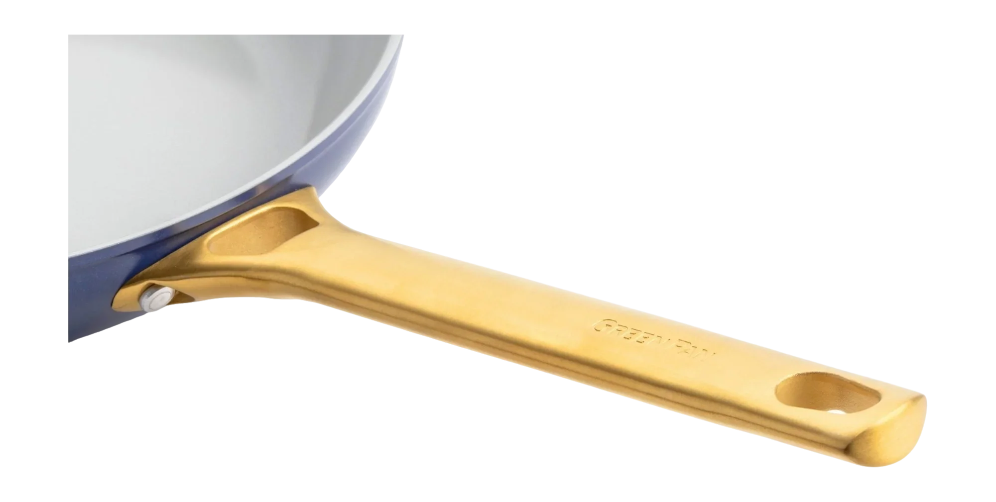 Комплект съдове за готвене Greenpan Padova Cream  Blue 10 части , Kерамично незалепващо покритие с диамантени кристали Thermolon