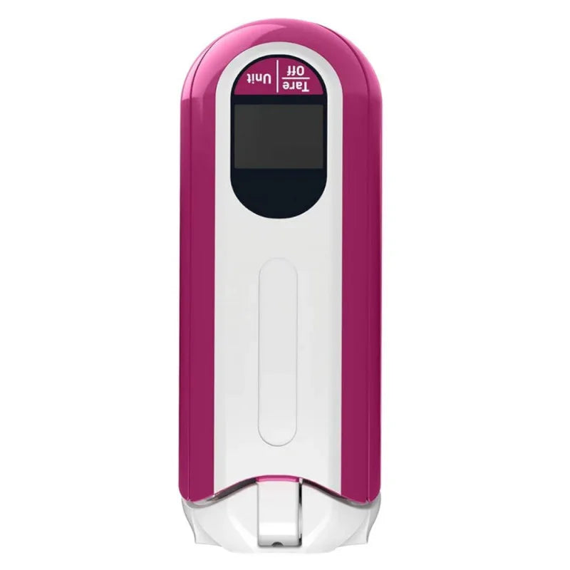 Кухненска везна Moulinex Ingenio , Сгъваема, 5kg, Функция Тара, Функция течности, Автоматично изключване, цвят розов