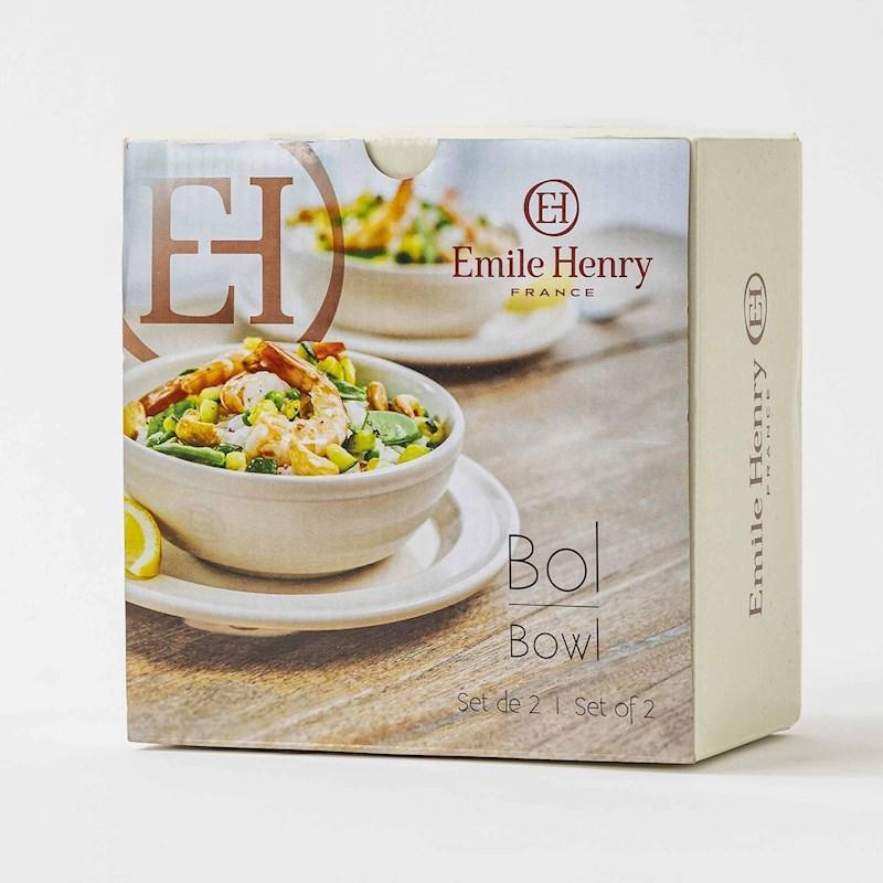 Комплект 2 броя купички  Emilе Henry керамика  D 15 cm