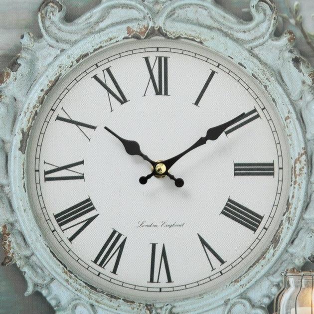 LED картина с часовник Rouen 60х40 см