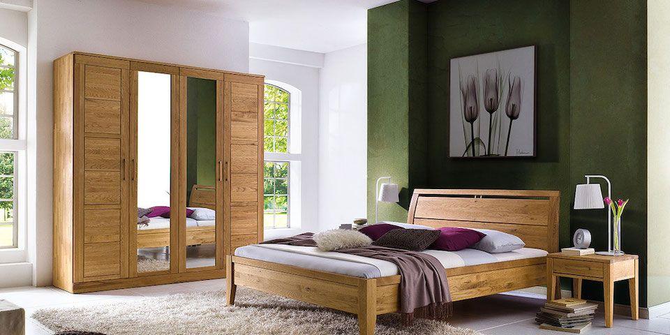 Спалня Casera от избелен дъб масив  bianco