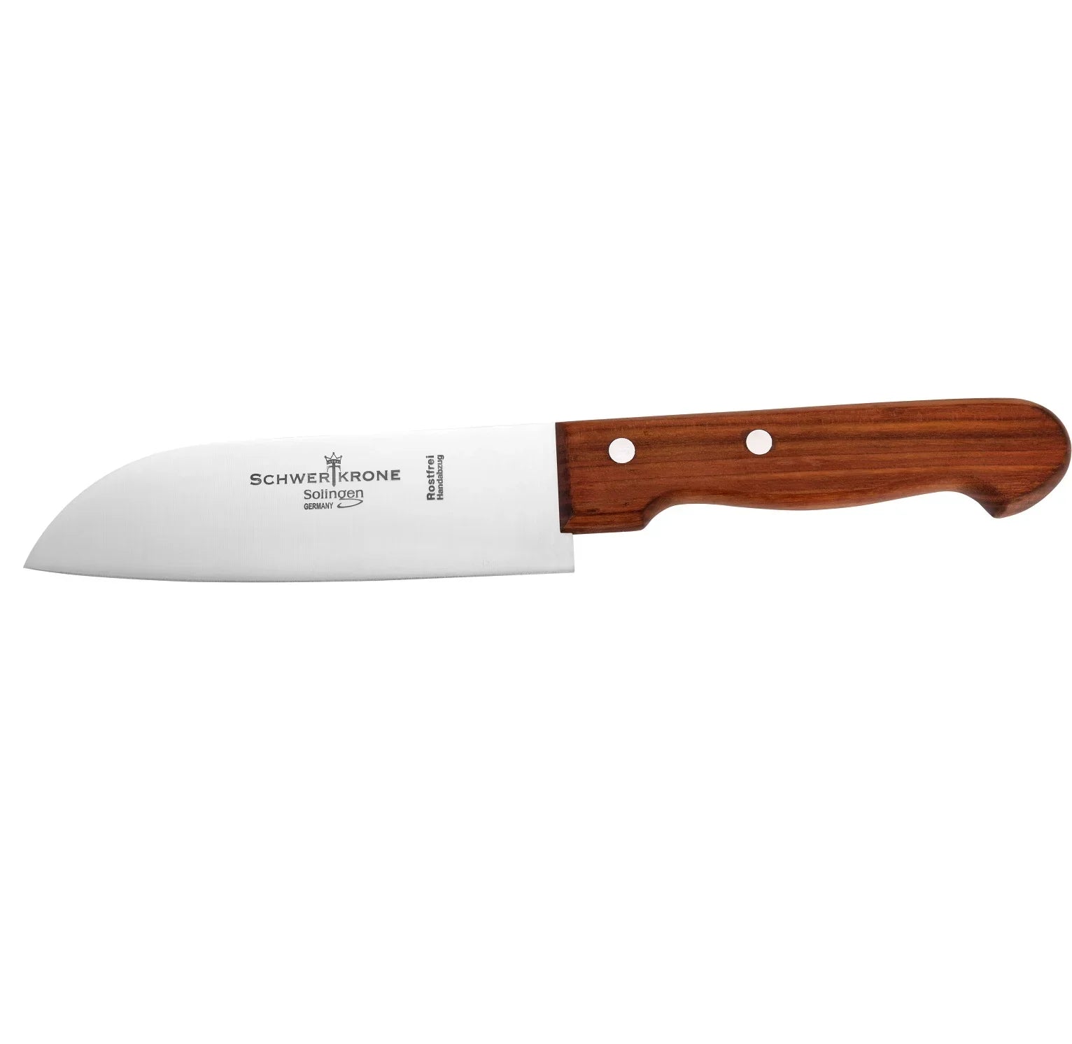 Нож Santoku Schwertkrone Solingen дръжка череша масив