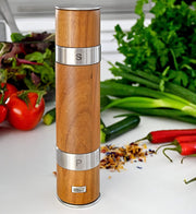 Мелница двойна за сол и пипер 2 в 1 MP 90 Adhoc акация H 21 cm