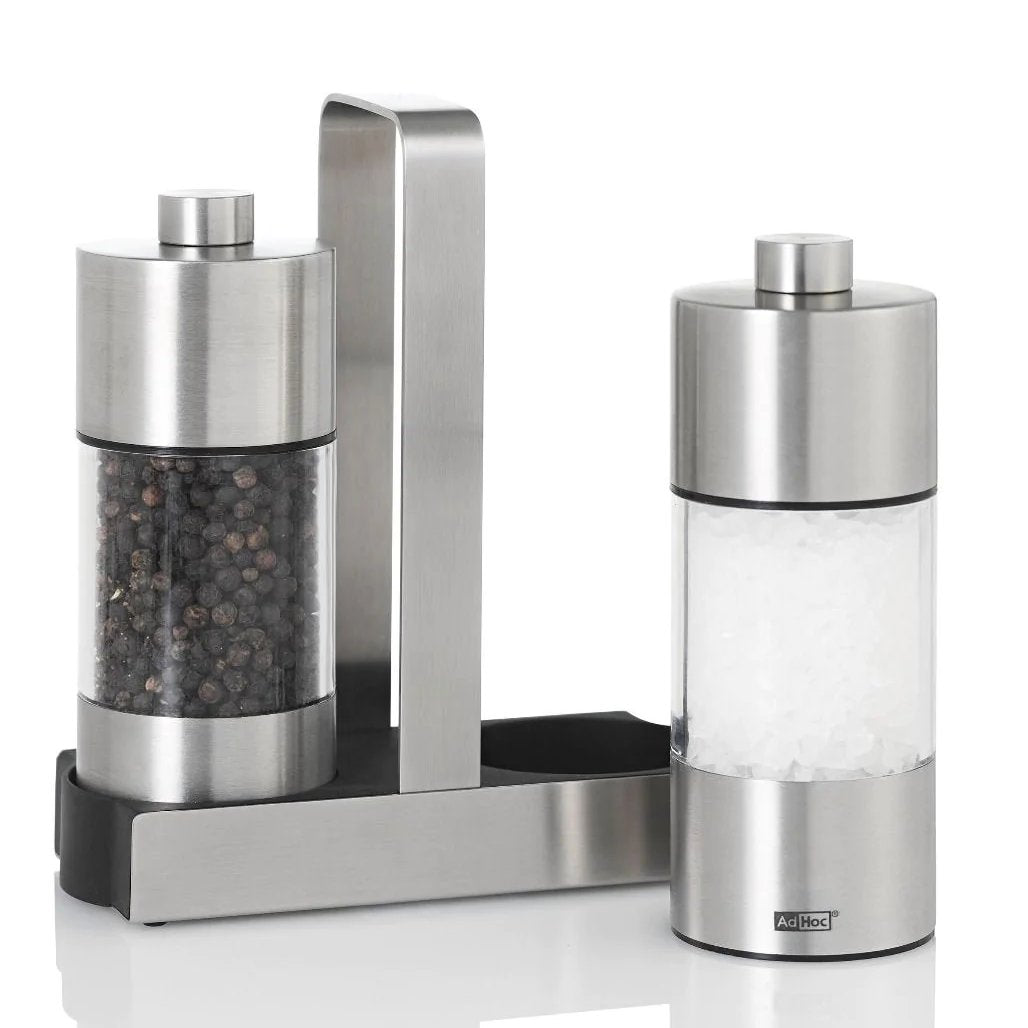 Комплект мелници за сол пипер Menage Servir AdHoc със стойка
