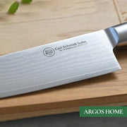 Комплект от 2 ножа Konstanz CS Solingen дамаска стомана Santoku 18 cm, Kochmesser 20 cm