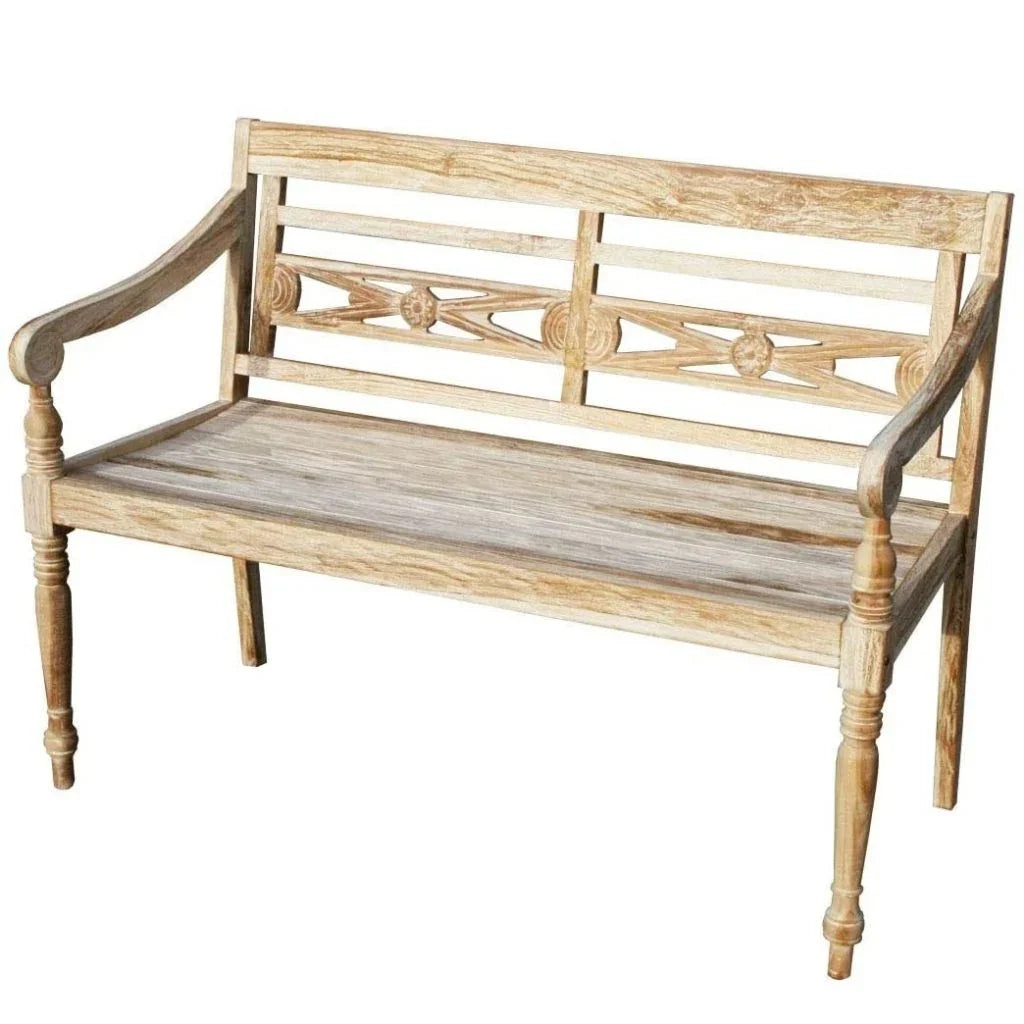 Пейка от масив махагон L 100 cm