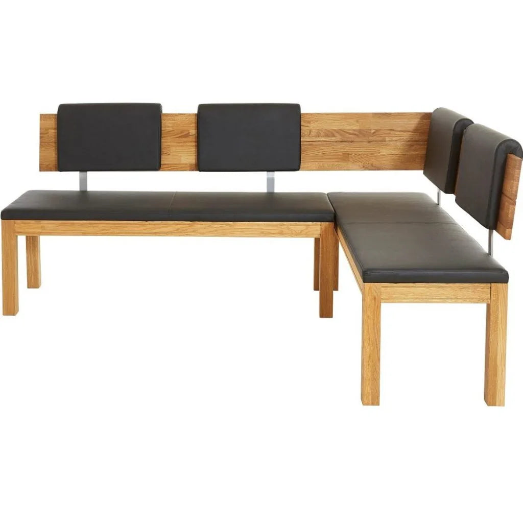 Ъглова пейка дъб масив Madison L150x200 см