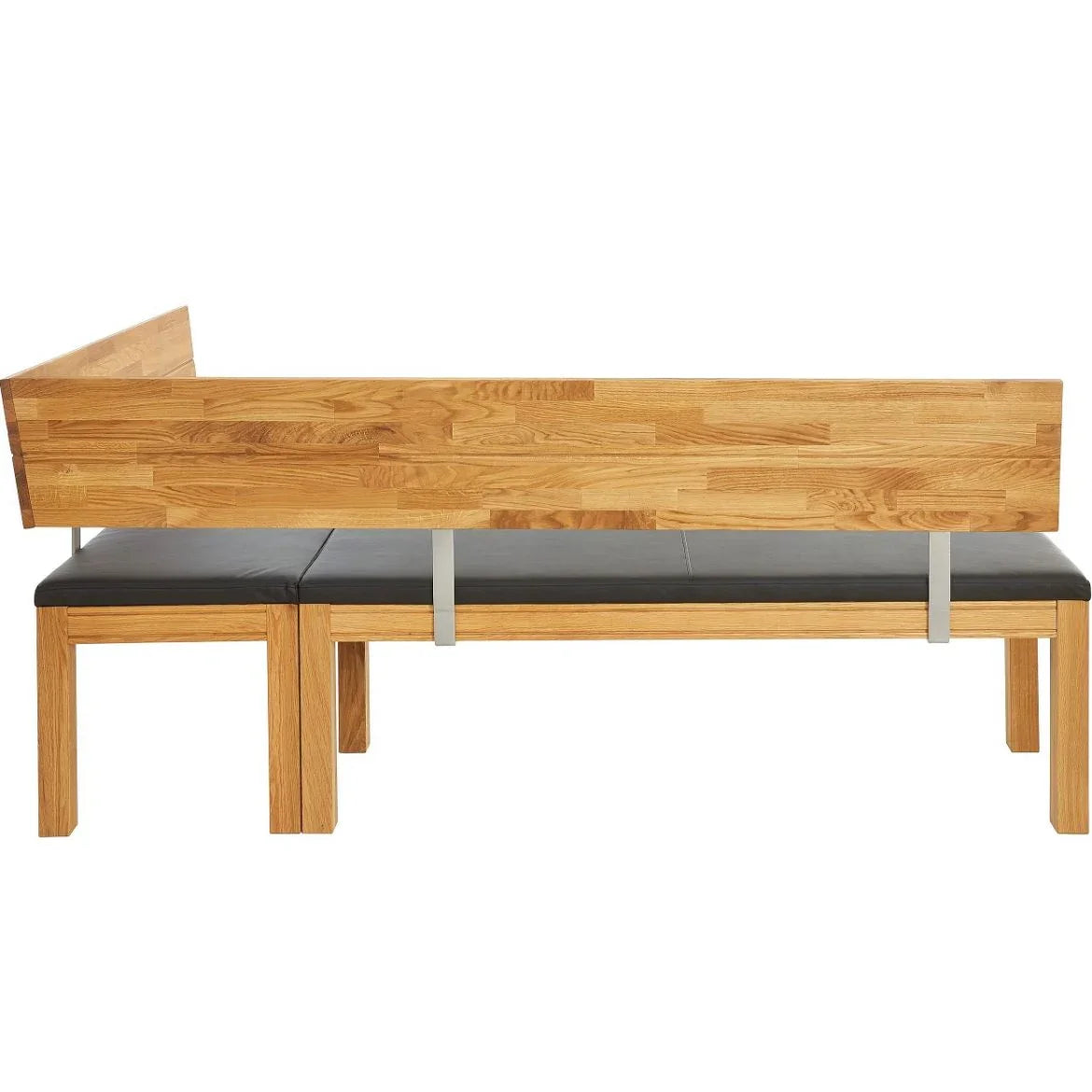 Ъглова пейка дъб масив Madison L150x200 см