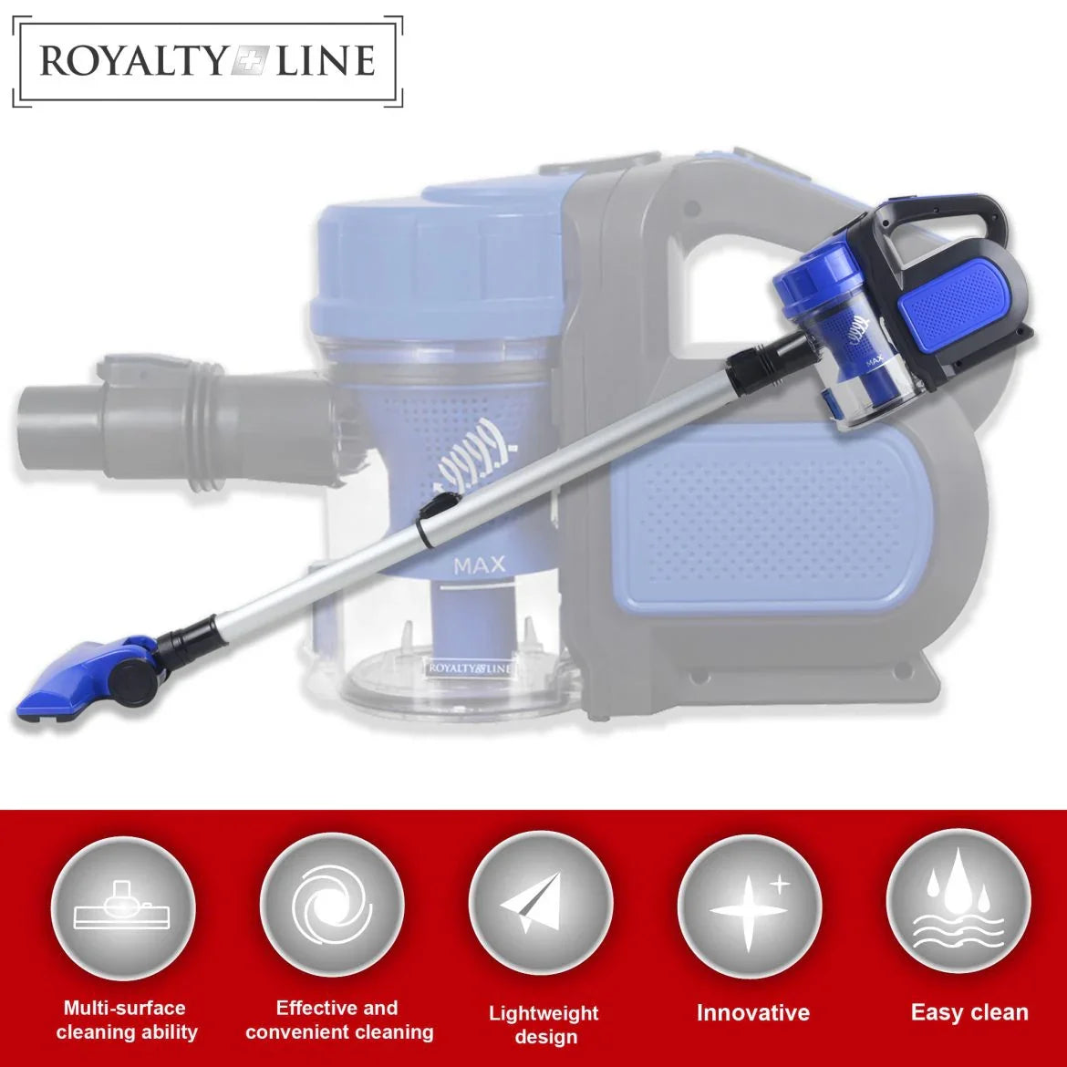 Прахосмукачка акумулаторна Royalty Line Cyclon 14,4 V, Li-Ionen
