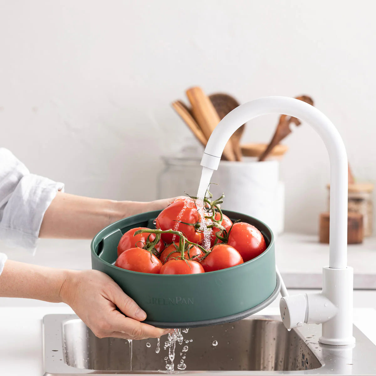 Приставка за готвене на пара Green Pan D 24 cm