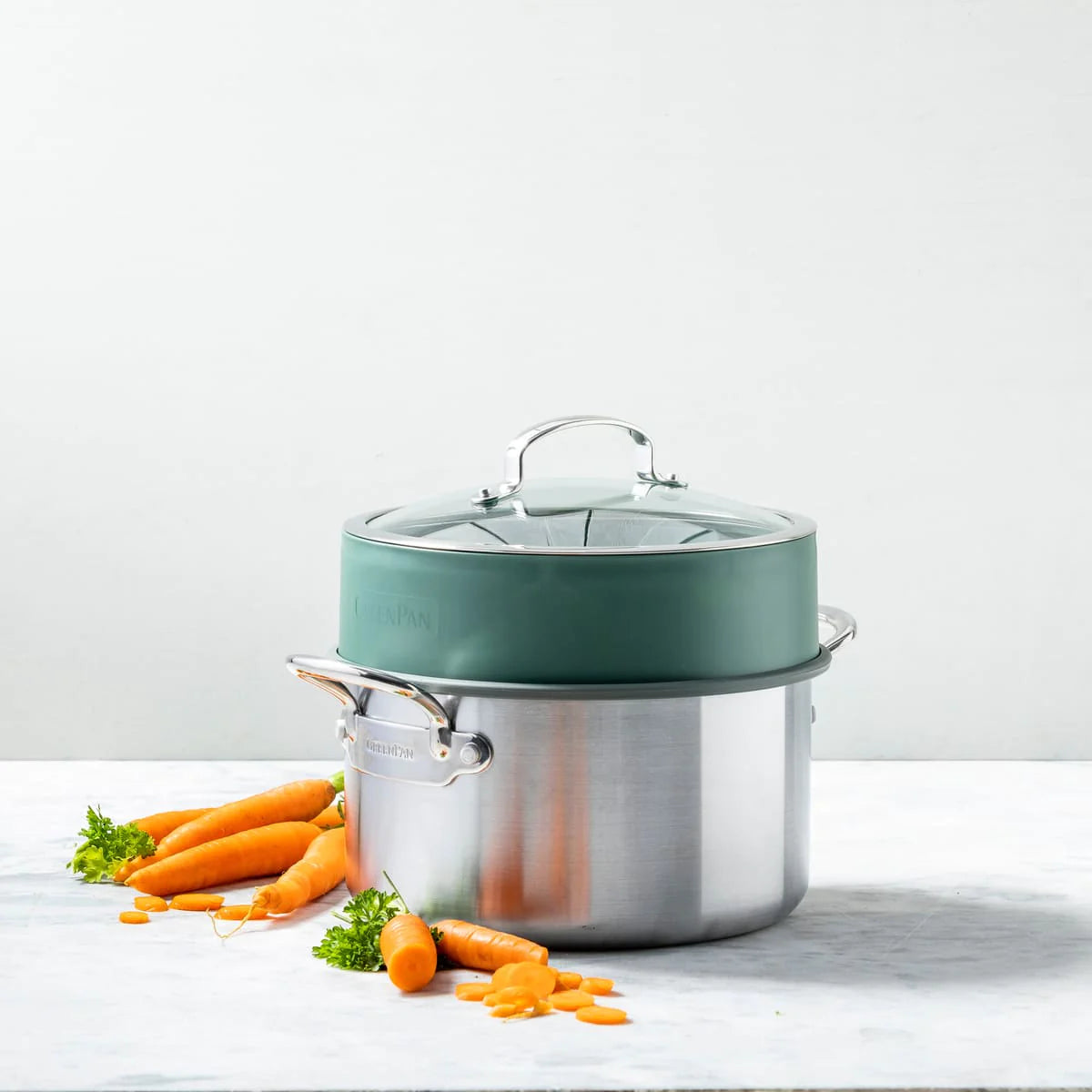 Приставка за готвене на пара Green Pan D 24 cm