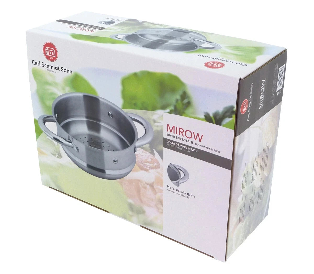 Приставка за пара Mirow CS Solingen D 20 cm стомана  CrNi 18/10