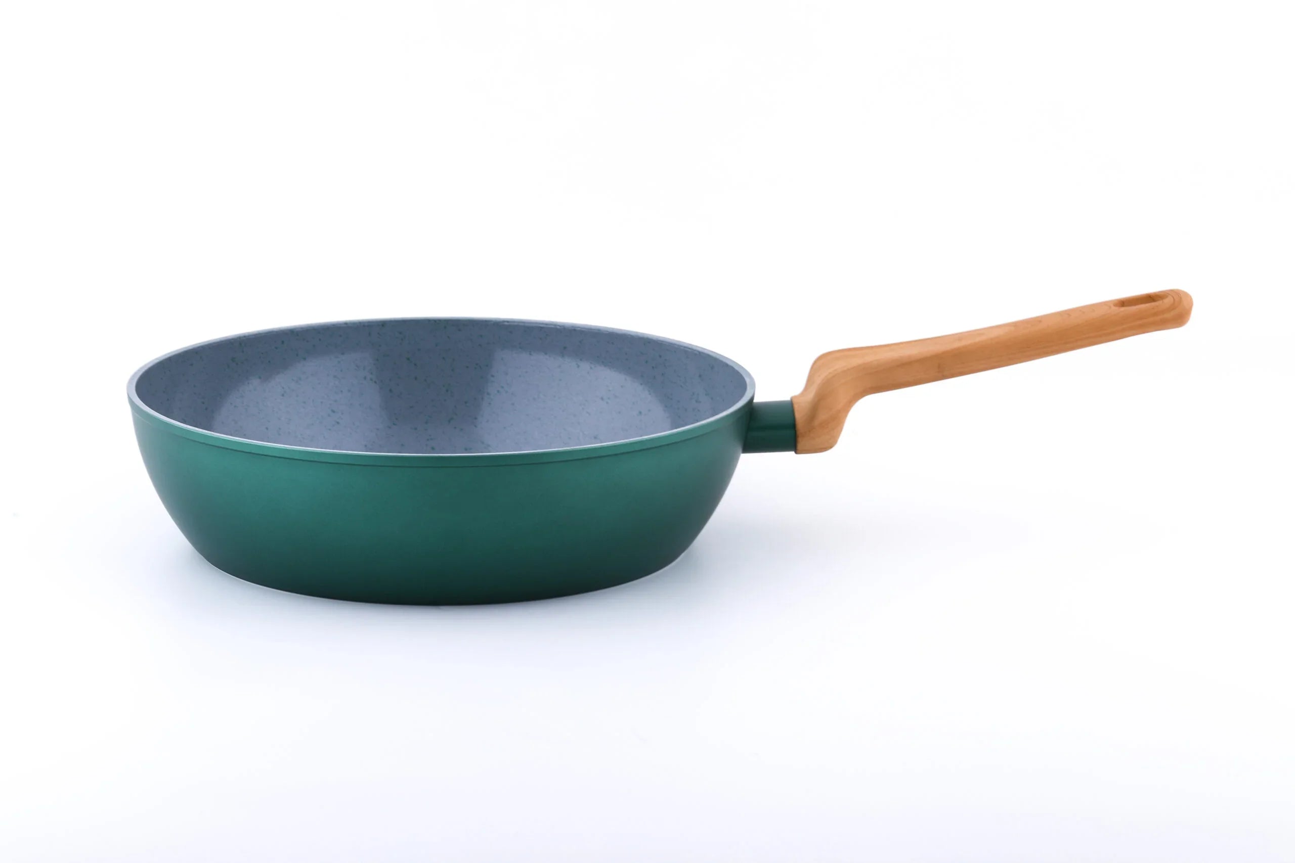 Комплект 3 бр. тигани с керамично покритие без капак Pure Green CS Solingen D 24 см, D 28 см и D 28 см дълбок, индукция
