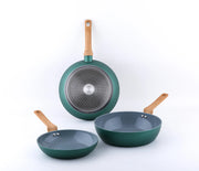 Тиган с керамично покритие Pure D 28 cm CS Solingen без капак индукция дълбок