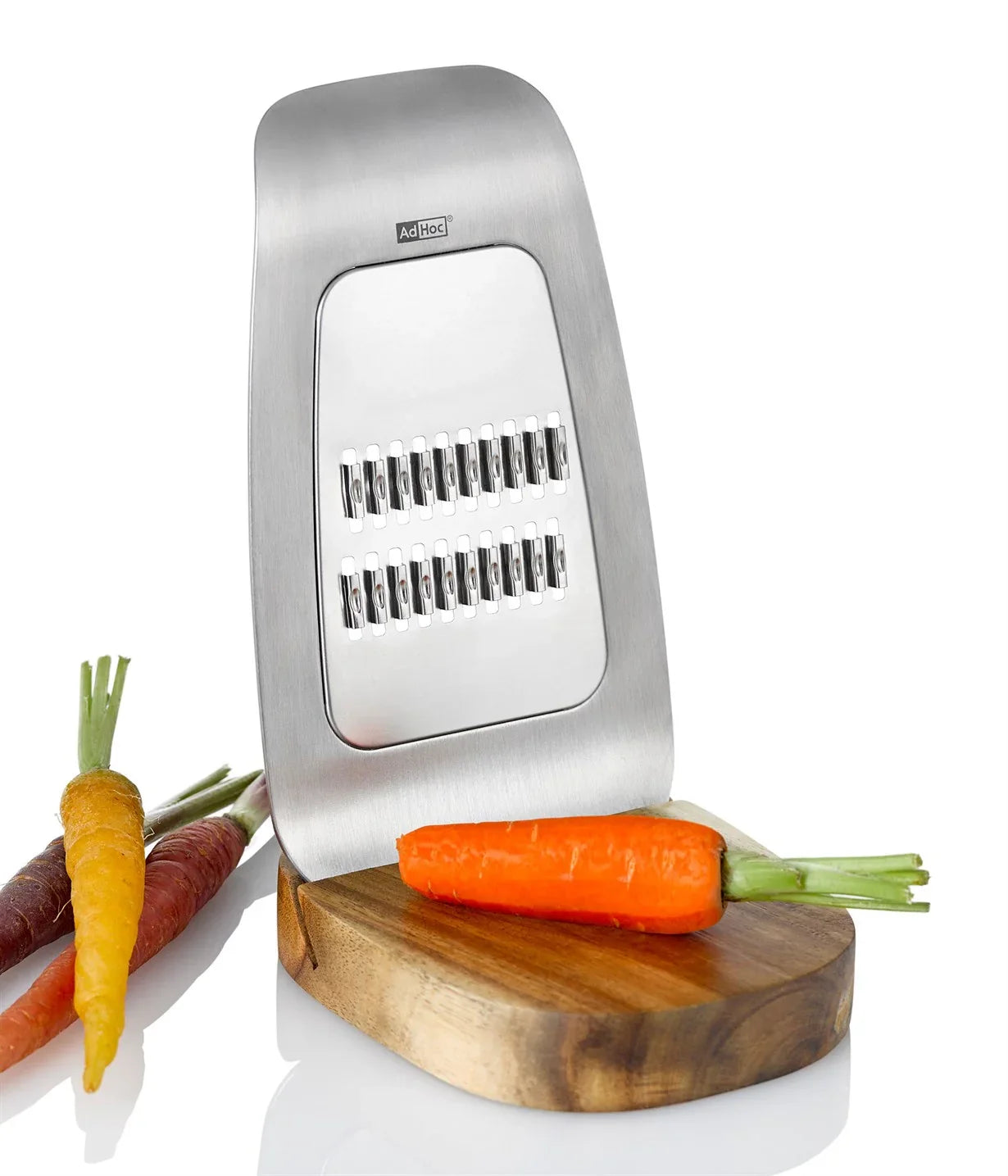 Ренде кухненско GG 14 Verdura AdHoc Inox с поставка от акация