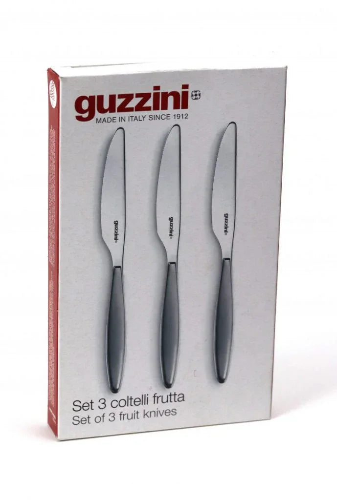 Ножчета за плодове и десерт Guzzini 3 броя Made in Italy