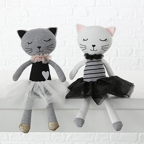 Седяща фигура Kitty текстил, H35 см