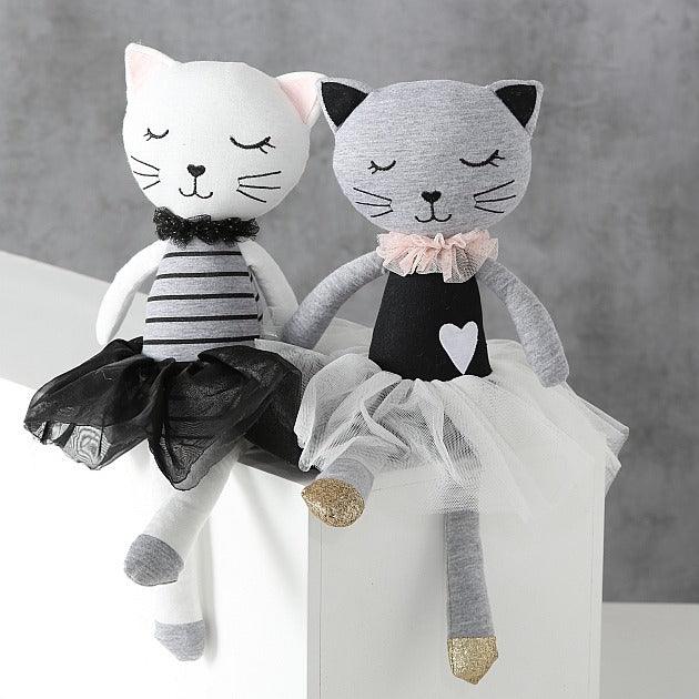 Седяща фигура Kitty текстил, H35 см