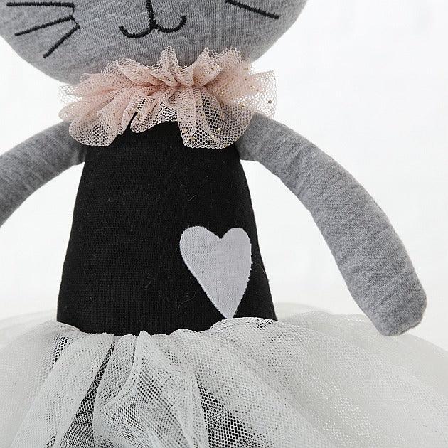 Седяща фигура Kitty текстил, H35 см