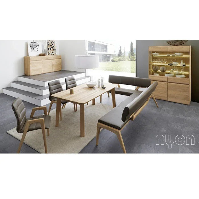 Шкаф Nyon от масив дъб, бук, дъб bianco NY 153145