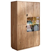 Шкаф витрина дъб масив WZ-0426 Размери 80х140х40 см