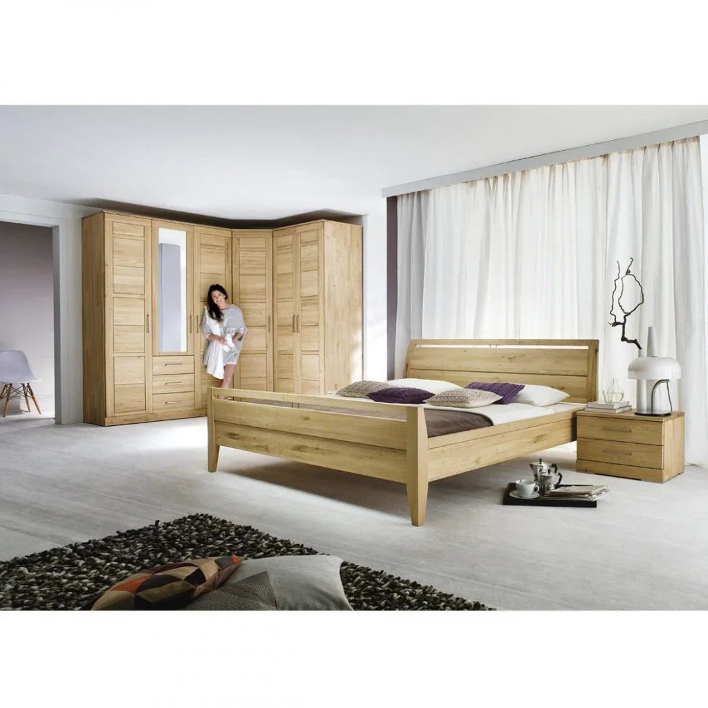 Спалня Casera от избелен дъб масив  bianco