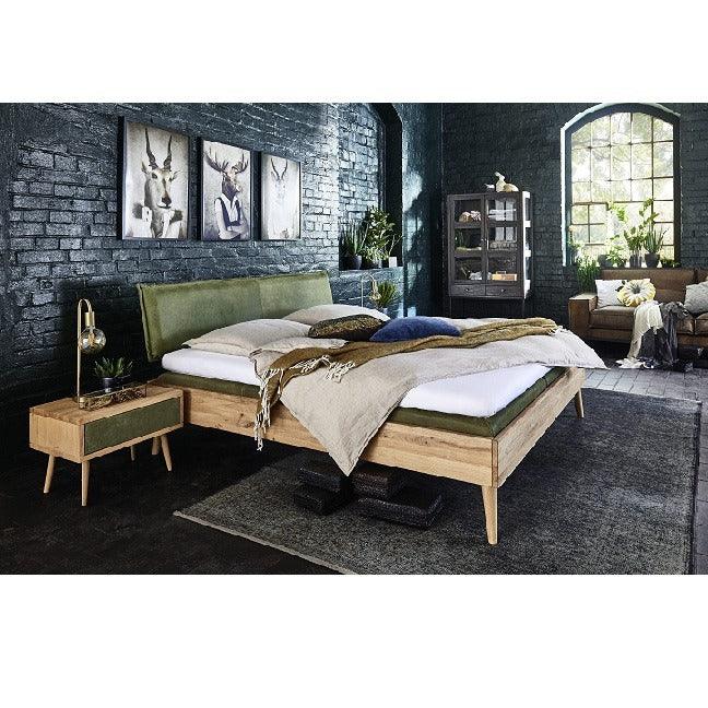 Спалня Modern Sleep от масив дъб 4 см и метални крака