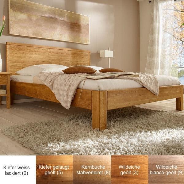 Спалня Easy Sleep oт масив дъб с дебелина 4 см и метални крака