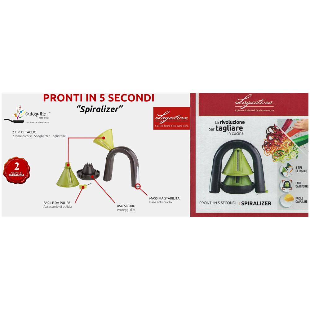 Спиралайзер Lagostina с два ножа