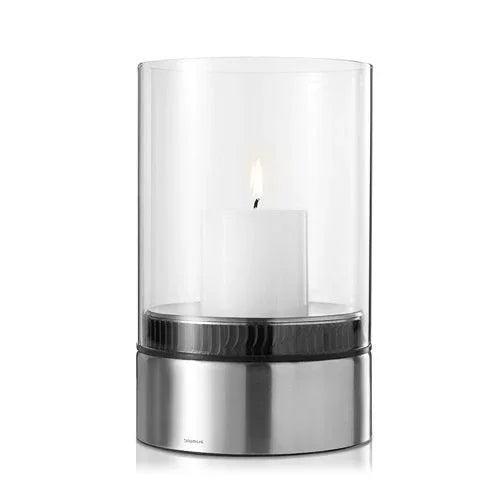 Свещник Blomus Amilio D 15,5 cm XXL  Inox Стъкло Made in Germany