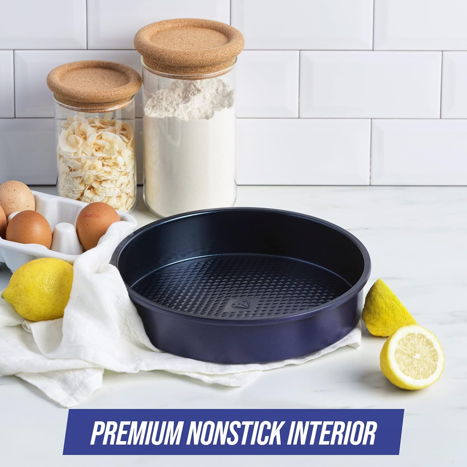 Форма за торта,кекс  с керамично покритие Blue Diamond Green Pan  24 см