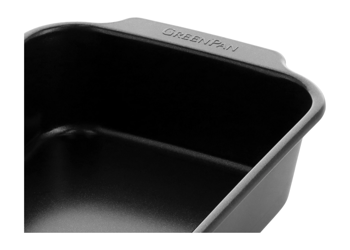 Тава за печене Bistro Green Pan 22,5x18,5 cm незалепващо покритие с диамантени кристали Thermolon