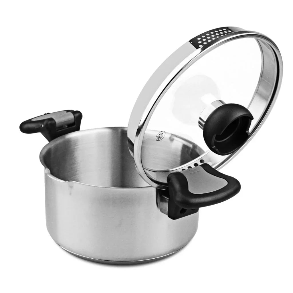 Тенджера с капак и подвижни дръжки Aron D 16 см  1,5 L