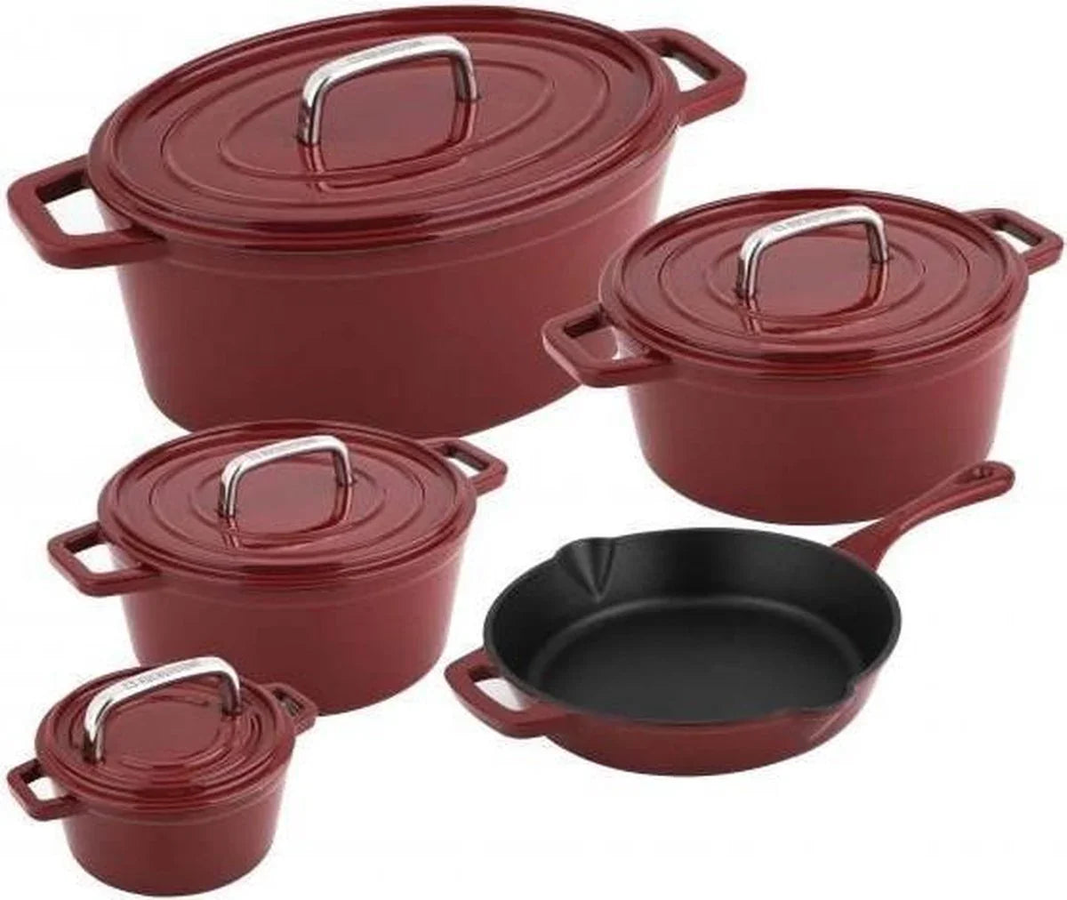 Тенджера с капак Alpen Solingen чугун D 14 cm индукция