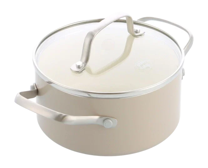 Тенджера стъклен  капак Green Chef Nordics D 20 cm 3,1 L Керамично покритие с диамантени кристали Thermolon