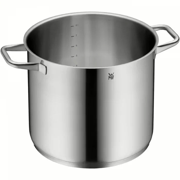 Тенджера стъклен капак D 24 cm Термометър 8.8 L  CrNi 18/10 Индукция