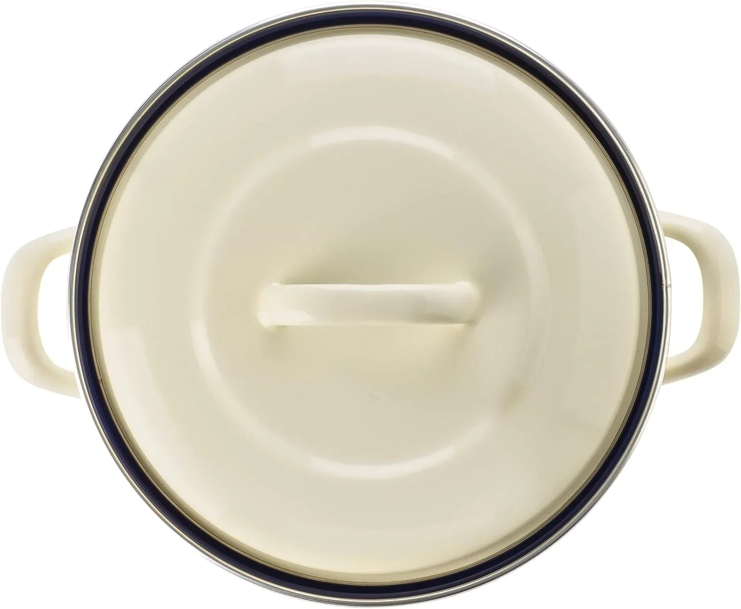 Тенджера с капак BK Dutch Oven Indigo, емайл GlazeGuard D 20 см, 22см и 24см  цвят кремав
