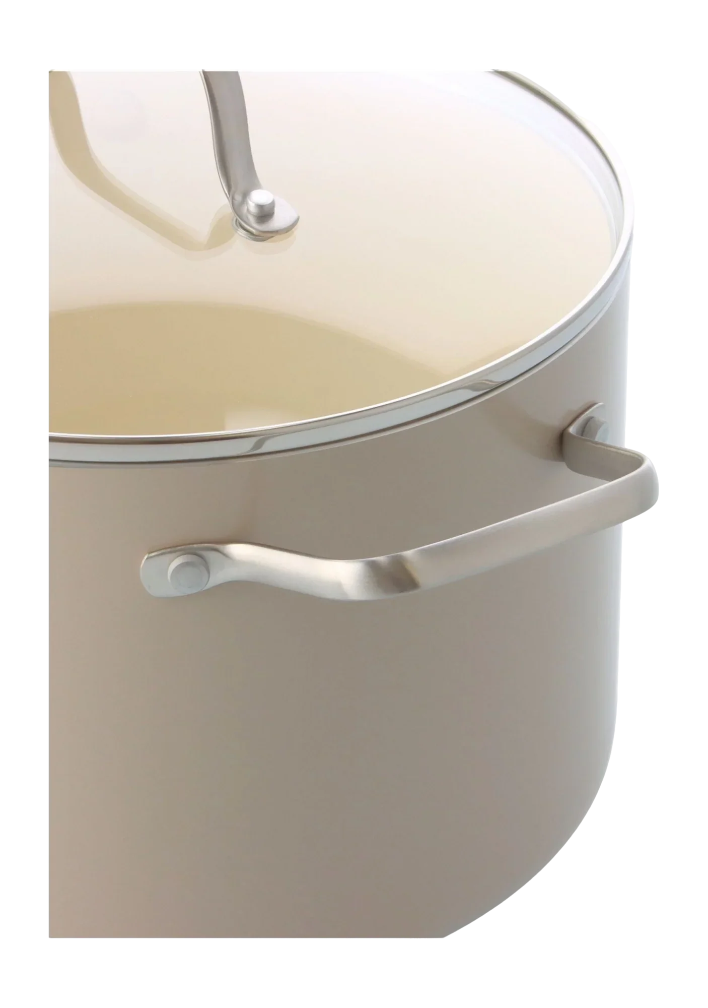 Тенджера с капак  Green Chef Nordics  D 24 cm  7,6 L Керамично покритие с диамантени кристали Thermolon