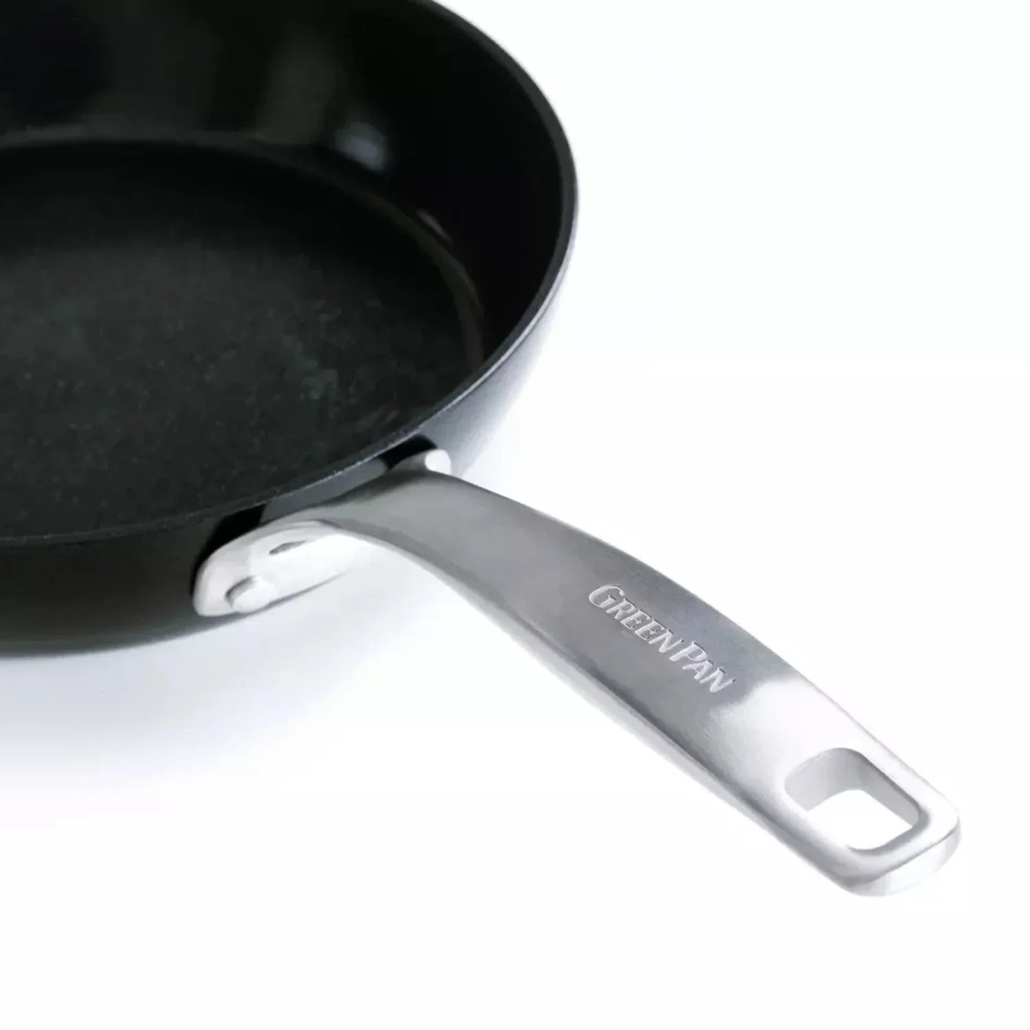 Тиган без капак Green Pan Copenhagen D 24  D 28 cm керамично покритие с диамантени кристали Thermolon