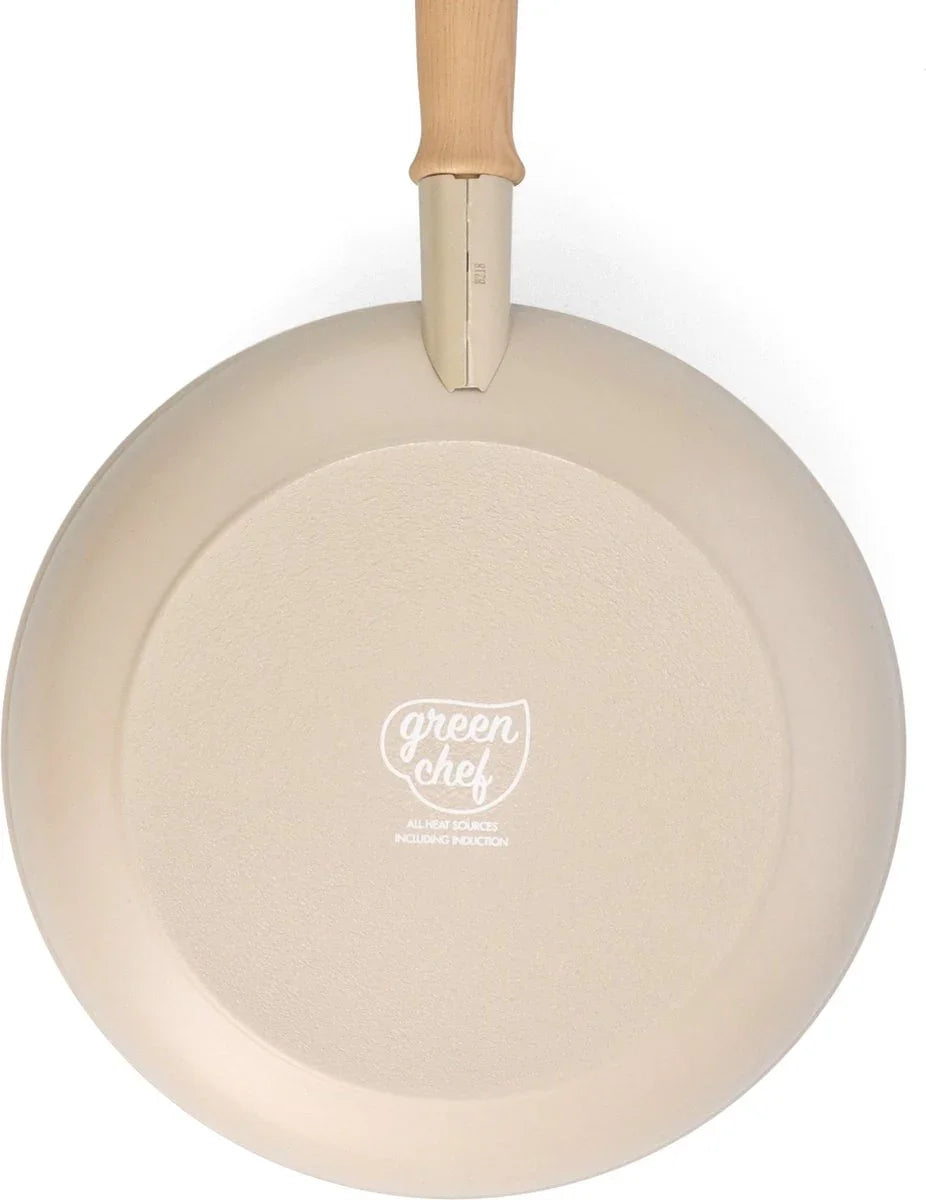 Тиган Green Chef Nordics D 24 см D 28 см керамично покритие Thermolon подсилено с диамантени кристали
