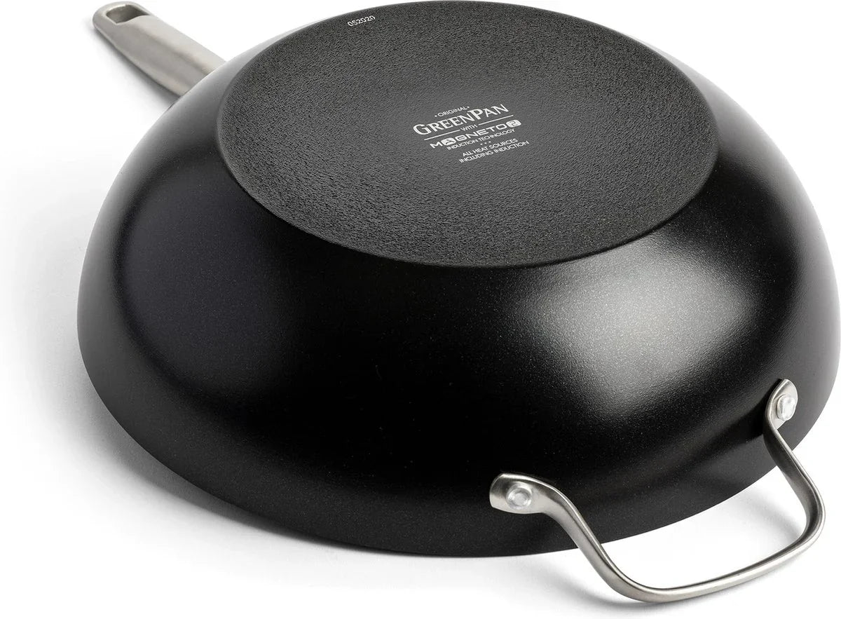 Тиган дълбок без капак Green Pan Copenhagen D 30 cm керамично покритие с диамантени кристали Thermolon