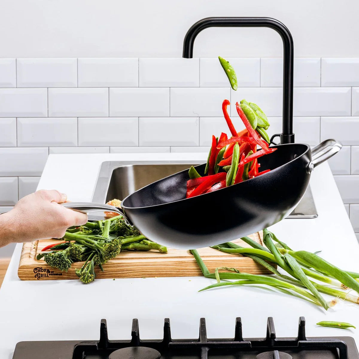 Тиган дълбок без капак Green Pan Copenhagen D 30 cm керамично покритие с диамантени кристали Thermolon
