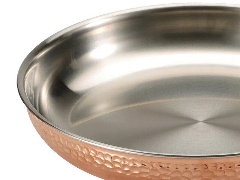 Тиган Infinity Chefs, D 24 cm, меден слой,стъклен капак